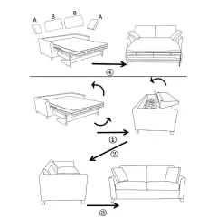 ДИВАН - FIZI 2, ЗЕЛЕН E75_11