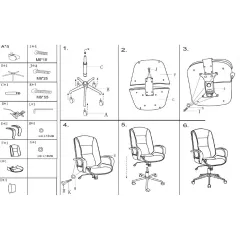 ПРЕЗИДЕНТСКИ ОФИС СТОЛ - CARMEN 6406, ОРЕХ-ЧЕРЕН_5