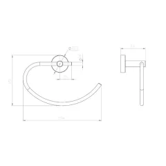 ПОСТАВКА ЗА ХАВЛИЯ  MAKENA - ROUND, 3446188_1