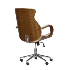 ПРЕЗИДЕНТСКИ ОФИС СТОЛ CARMEN - 6402, ОРЕХ-КРЕМ_4