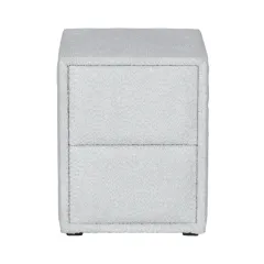 НОЩНО ШКАФЧЕ - COMO, СРЕБЪРЕН AN_1