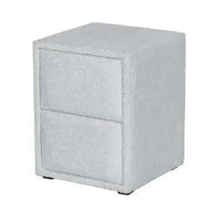 НОЩНО ШКАФЧЕ - COMO, СРЕБЪРЕН AN_2