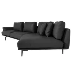 КОЖЕН ЪГЛОВ ДИВАН - GRAM LUX - ЧЕРЕН_2