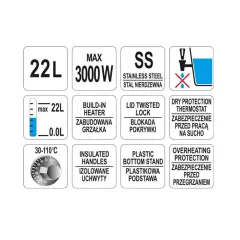 КОНТЕЙНЕР ЗА ТОПЛА ВОДА - YATO, 04324_9