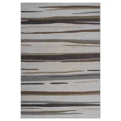 КИЛИМ - MADISON, КАФЯВИ ЧЕРТИ, 80Х150 - 21134147-6464_0