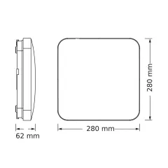 ПЛАФОН - OSRAM, CEILING SQUARE_3
