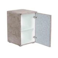 НОЩНО ШКАФЧЕ, ДЯСНО - PUZZLE, БЕЖОВ 03_3