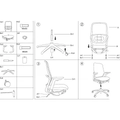 ЕРГОНОМИЧЕН СТОЛ - KLOTEN, ЧЕРЕН_6