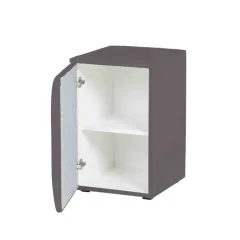 НОЩНО ШКАФЧЕ - FLORIDA, СИВ 29_3