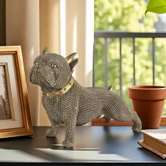 ДЕКОРАТИВНА СТАТУЕТКА - БУЛДОГ В ЗЛАТО, 20343-49 - 81034641_2