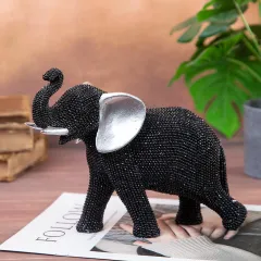 ДЕКОРАТИВНА СТАТУЕТКА - ЧЕРЕН СЛОН, 19630-4А - 81033187_1