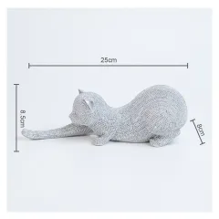 ДЕКОРАТИВНА СТАТУЕТКА - КОТКА, QMH19697-62 - 81033184_3