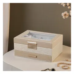 КУТИЯ ЗА БИЖУТА - БЕЖАВА, ТИП КУФАРЧЕ - К20142, 80035544_2