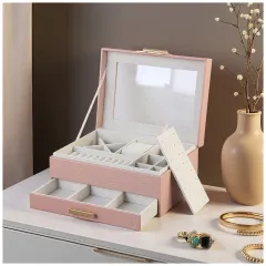 КУТИЯ ЗА БИЖУТА - БЕЖАВА, ТИП КУФАРЧЕ - К20142, 80035544_4