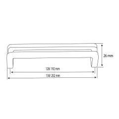 ДРЪЖКА - 11791, 128ММ ЧЕРЕН МАТ - 042243_1