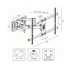 СТОЙКА ЗА ТЕРЕВИЗОР - 1TV-310, 32