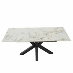 РАЗТЕГАТЕЛНА ТРАПЕЗНА МАСА - STARGARD, БЯЛ ГЛАНЦ_7