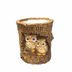 ДЕКОРАТИВНА ФИГУРА С КАШПА - СОВИ, И067-1035_0