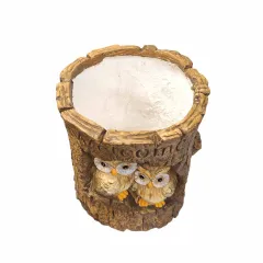 ДЕКОРАТИВНА ФИГУРА С КАШПА - СОВИ, И067-1035_1