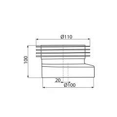 МАНШОН ЗА WC ЕКСЦЕНТРИК - А990_1