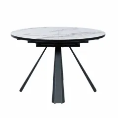 РАЗТЕГАТЕЛНА ТРАПЗЕЗНА МАСА - DOMINIK, БЯЛ_3