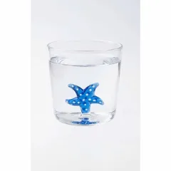 СТЪКЛЕНА ЧАША С ФИГУРА - МОРСКА ЗВЕЗДА, 350МЛ - И02-26383_0
