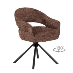 ТРАПЕЗЕН СТОЛ - SACABA, ТЪМНОКАФЯВ_0