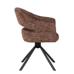 ТРАПЕЗЕН СТОЛ - SACABA, ТЪМНОКАФЯВ_3