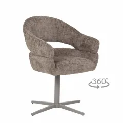 ТРАПЕЗЕН СТОЛ - VELASCO, ТЪМНОКАФЯВ МС_0