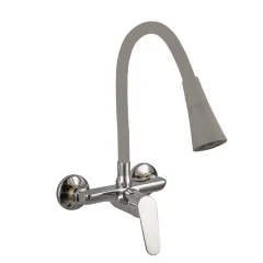 СМЕСИТЕЛ - LINNI GRAY MATT, СИВА ЛЕБЕДКА / 7789_0