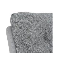 КРЕСЛО С ТАБУРЕТКА - CHAVES, СИВ_7