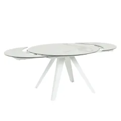 РАЗТЕГАТЕЛНА ТРАПЕЗНА МАСА - BOLKOW, БЯЛ 02_2