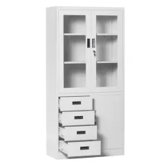 МЕТАЛЕН ШКАФ - CARMEN, CR-1278 J СИВ_1