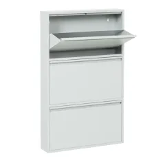 МЕТАЛЕН ШКАФ ЗА ОБУВКИ - CARMEN, CR-1228 E J СИВ_1