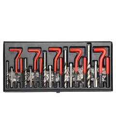 КОМПЛЕКТ ЗА ВЪЗСТАНОВЯВАНЕ НА РЕЗБИ - М5-М12, 131 ЧАСТИ / 1763_0