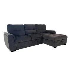 ЪГЛОВ ДЕСЕН ДИВАН - BENI, ГРАФИТ / РАЗТЕГАТЕЛЕН_0
