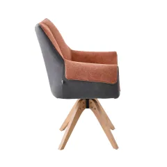 ТРАПЕЗЕН СТОЛ - NOVARA, ОРАНЖЕВ_3