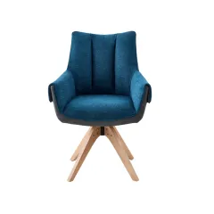 ТРАПЕЗЕН СТОЛ - NOVARA, СИН-СИВ_1