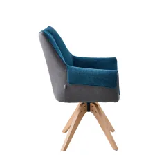 ТРАПЕЗЕН СТОЛ - NOVARA, СИН-СИВ_3