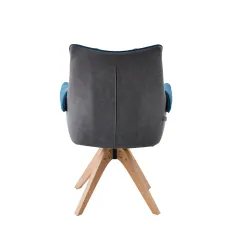 ТРАПЕЗЕН СТОЛ - NOVARA, СИН-СИВ_5