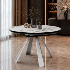 РАЗТЕГАТЕЛНА ТРАПЕЗНА МАСА - DOMINIK, БЯЛ 02_1