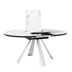 РАЗТЕГАТЕЛНА ТРАПЕЗНА МАСА - DOMINIK, БЯЛ 02_2