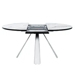 РАЗТЕГАТЕЛНА ТРАПЕЗНА МАСА - DOMINIK, БЯЛ 02_5