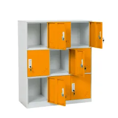 МЕТАЛЕН ШКАФ - CARMEN, CR-1298 J - БЯЛ / ОРАНЖЕВ_3