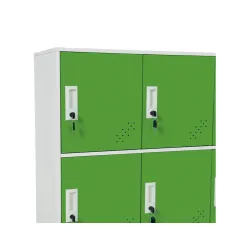 МЕТАЛЕН ШКАФ - CARMEN, CR-1298 J - БЯЛ / ЗЕЛЕН_2