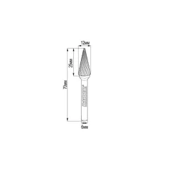 ФРЕЗЕР ЗА МЕТАЛ RAIDER - 12х25MM, ТИП NX, 6MM ОПАШКА / 154444_2