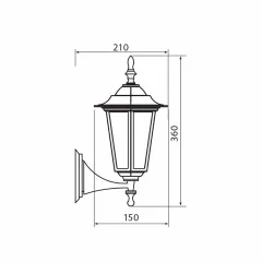 СТЕНЕН ФЕНЕР С ДОЛЕН НОСАЧ 230V ЧЕРЕН - 4187_3