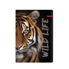 ТЕТРАДКА 60Л А4 - ILIJANUM WILD LIFE UV MK / 52698 / ШИРОКИ РЕДОВЕ_4