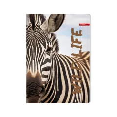 ТЕТРАДКА 60Л А4 - ILIJANUM WILD LIFE UV MK / 52698 / ШИРОКИ РЕДОВЕ_5