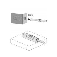 ОТВАРЯЩ МЕХАНИЗЪМ V-PUSH С МАГНИТ 20N СИВ - 223228_3